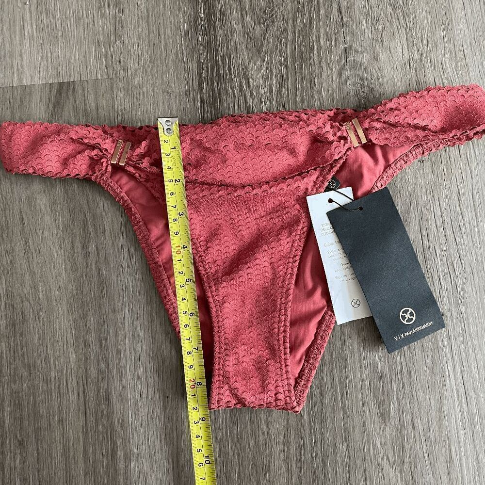 NWT ViX  Scales Bia Tube Bottom in Paprika red Medium​​​​​ - Picture 4 of 5